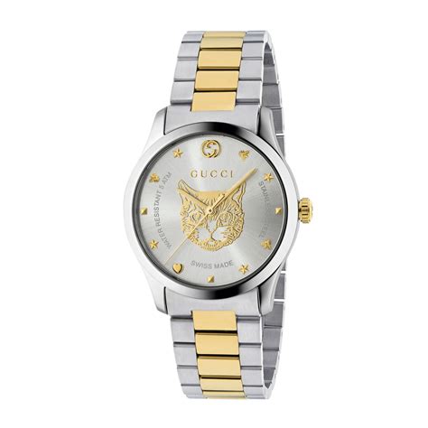 silver gucci watch women's|gucci watch women silver.